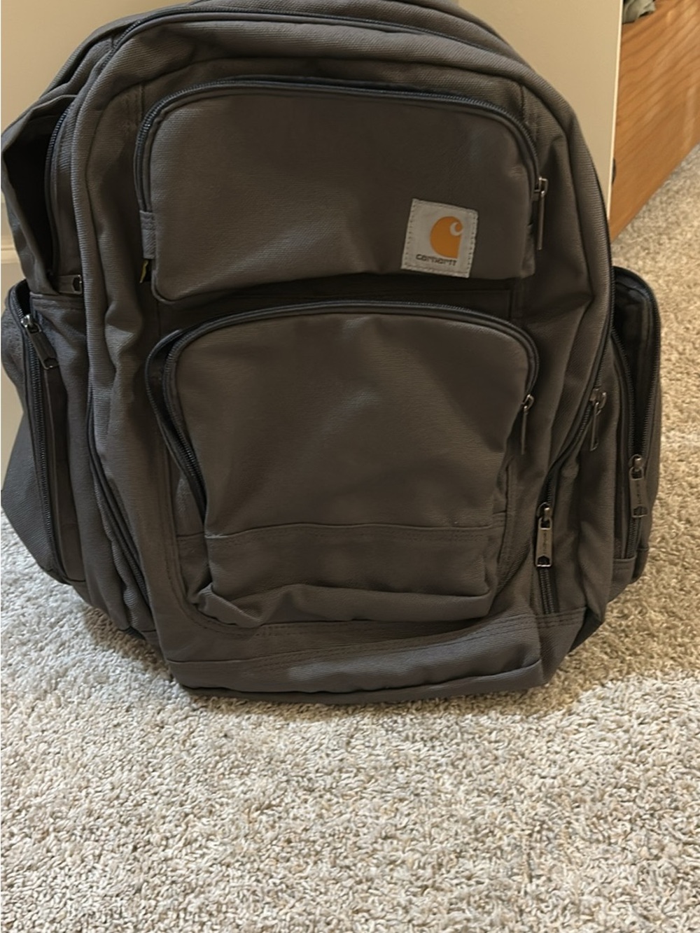 Carhartt Gray Tactical Backpack - Durable Work Pack - 35L